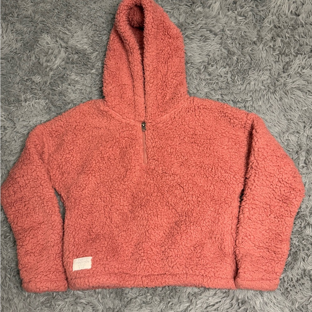 Cozy Pink Sherpa Hoodie